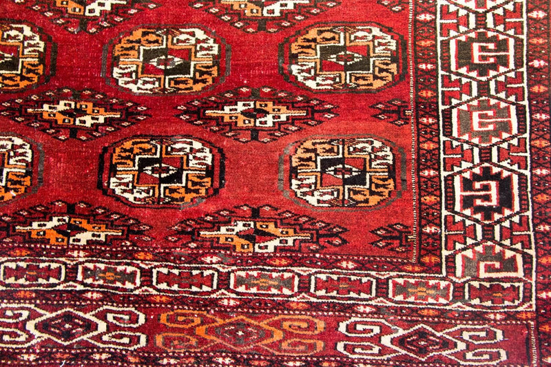 Afghansk matta - Bukhara - 215 x 152 cm - röd
