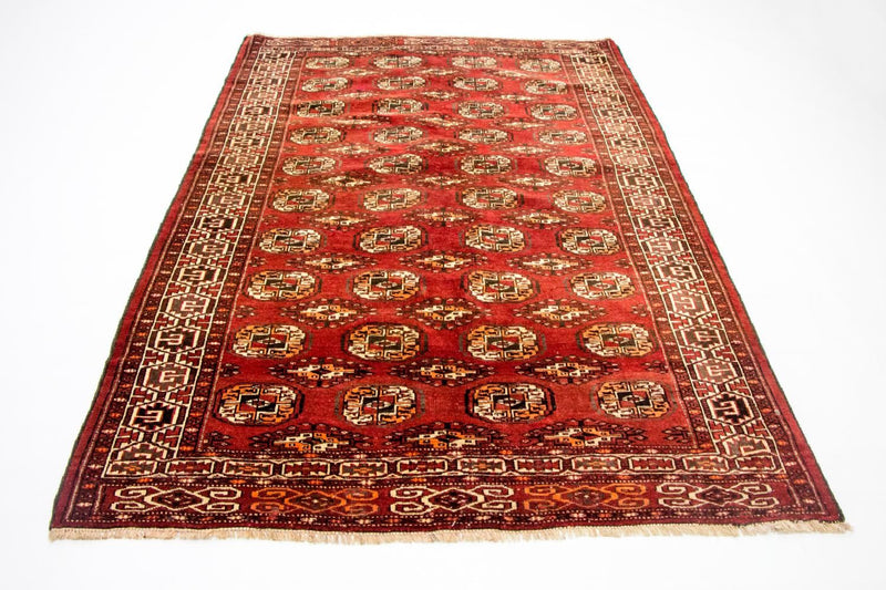 Afghansk matta - Bukhara - 215 x 152 cm - röd