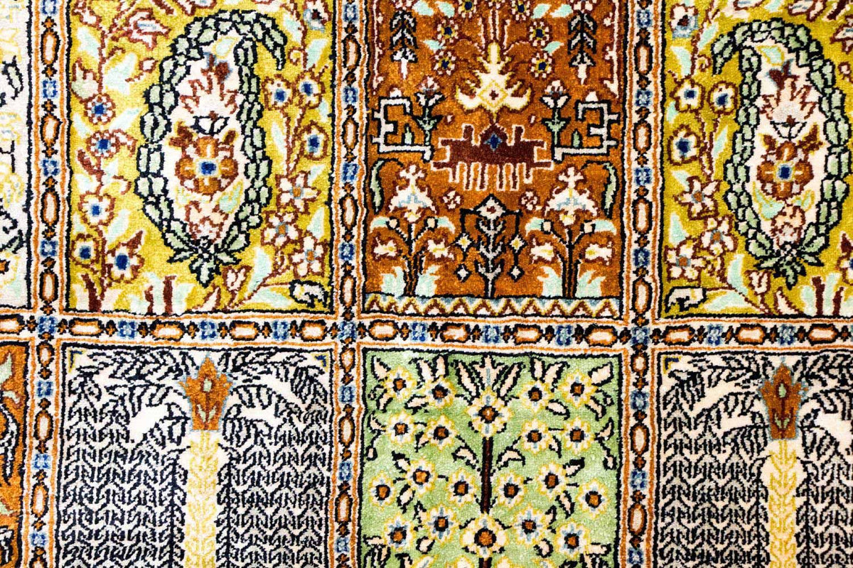 Silk Carpet - Ghom Silk - Premium - 152 x 101 cm - flerfärgad