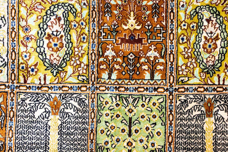 Silk Carpet - Ghom Silk - Premium - 152 x 101 cm - flerfärgad