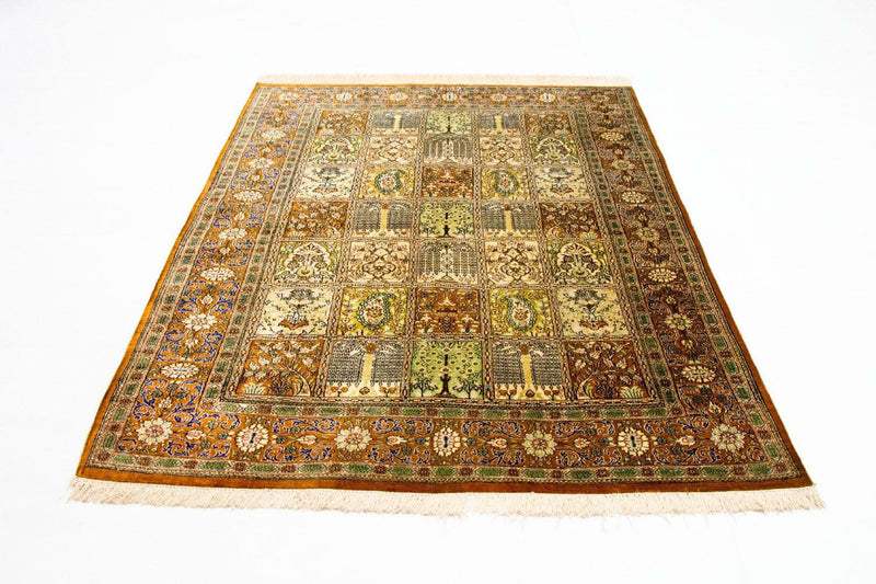 Silk Carpet - Ghom Silk - Premium - 152 x 101 cm - flerfärgad