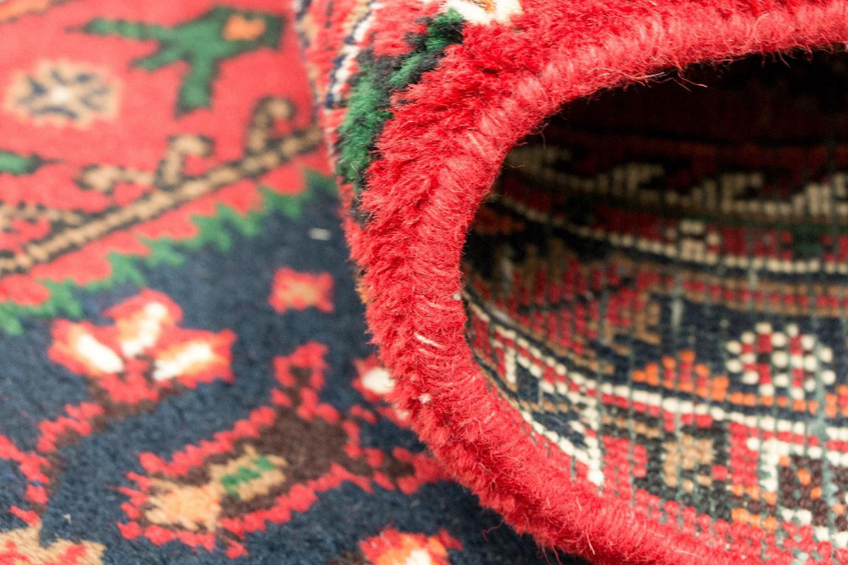 Runner Oriental Carpet - 334 x 89 cm - röd