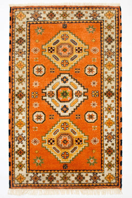 Oriental Carpet - 158 x 95 cm - orange
