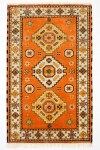 Oriental Carpet - 158 x 95 cm - orange