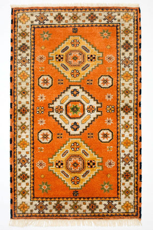 Oriental Carpet - 158 x 95 cm - orange