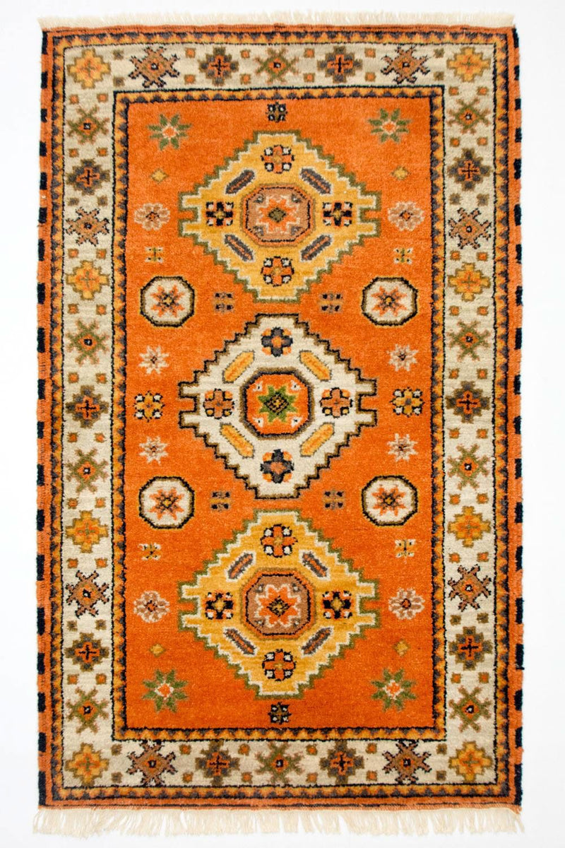 Oriental Carpet - 158 x 95 cm - orange