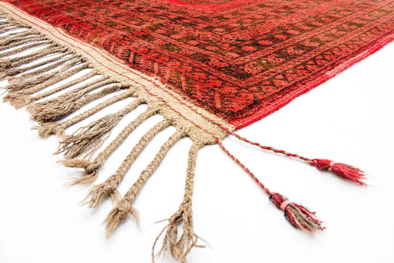 Afghansk matta - Bukhara - 292 x 203 cm - röd