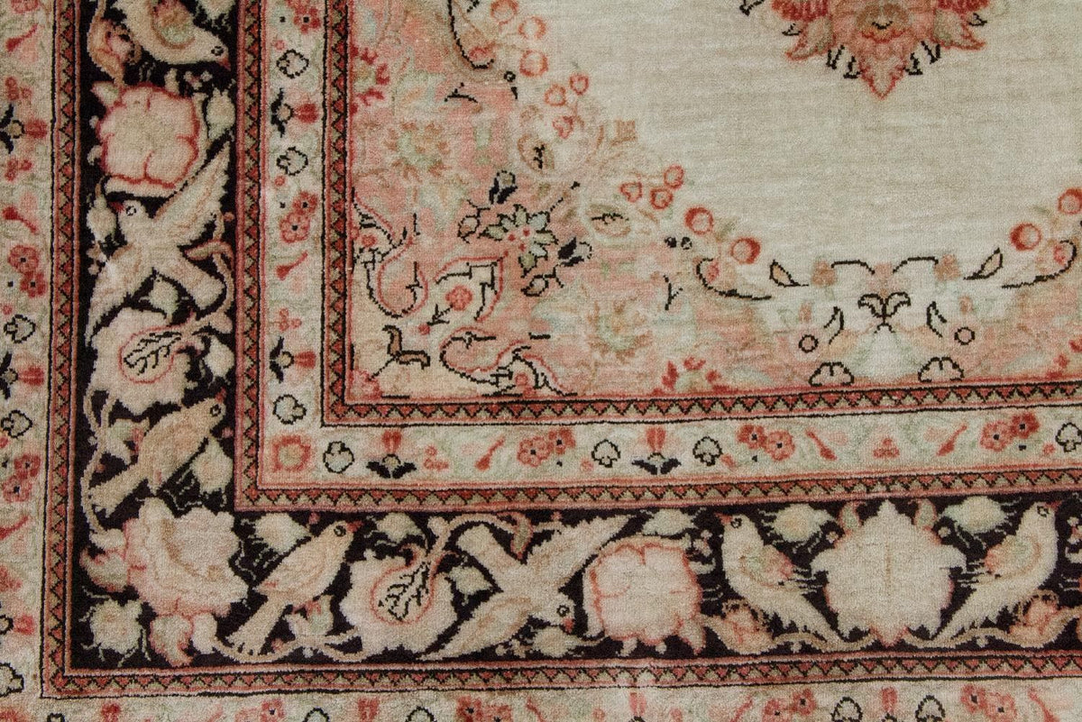 Silk Carpet - Ghom Silk - Premium - 120 x 70 cm - beige