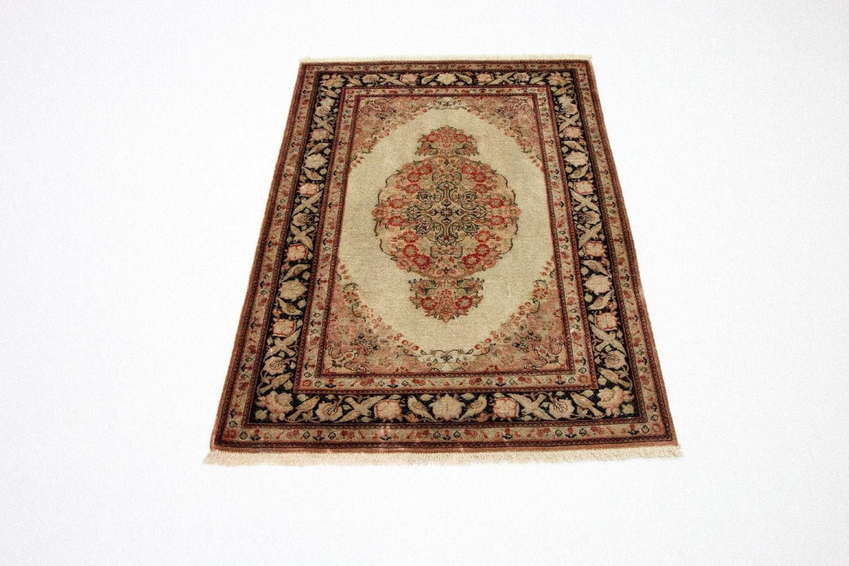 Silk Carpet - Ghom Silk - Premium - 120 x 70 cm - beige