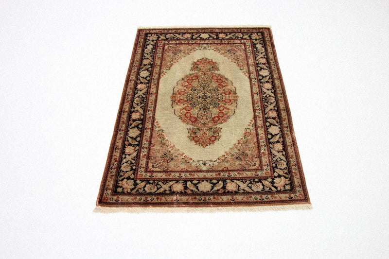 Silk Carpet - Ghom Silk - Premium - 120 x 70 cm - beige