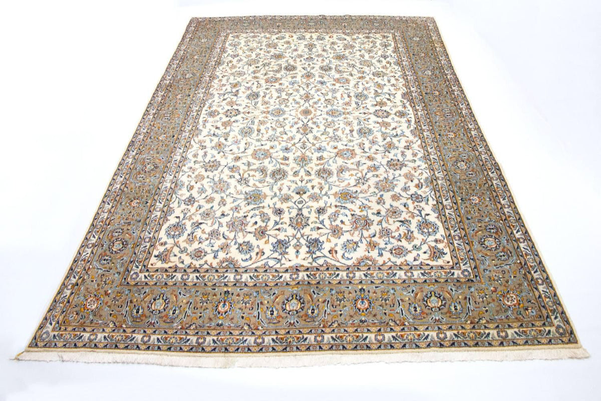 Persiska mattor - Keshan - 413 x 307 cm - beige