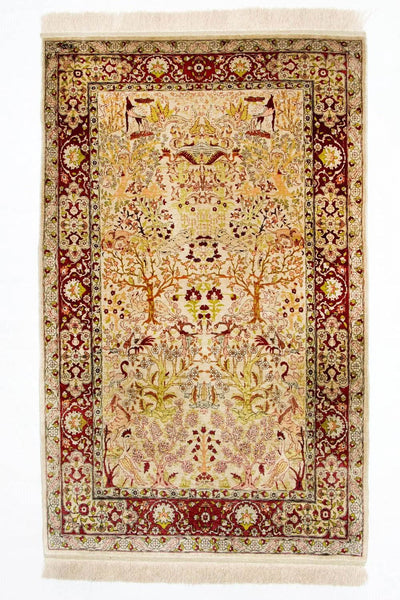 Hereke silke Mattan 92x150cm - Oriental Carpet