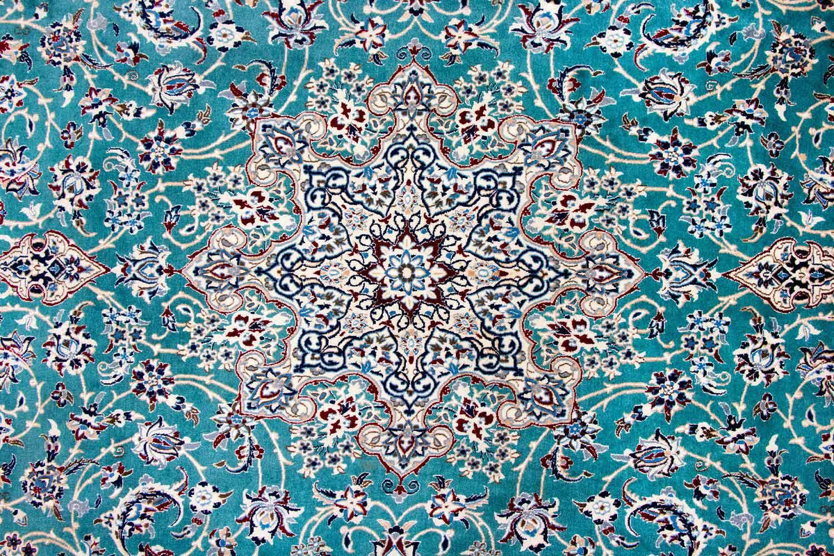 Persisk matta - Nain - Premium - 357 x 219 cm - grön