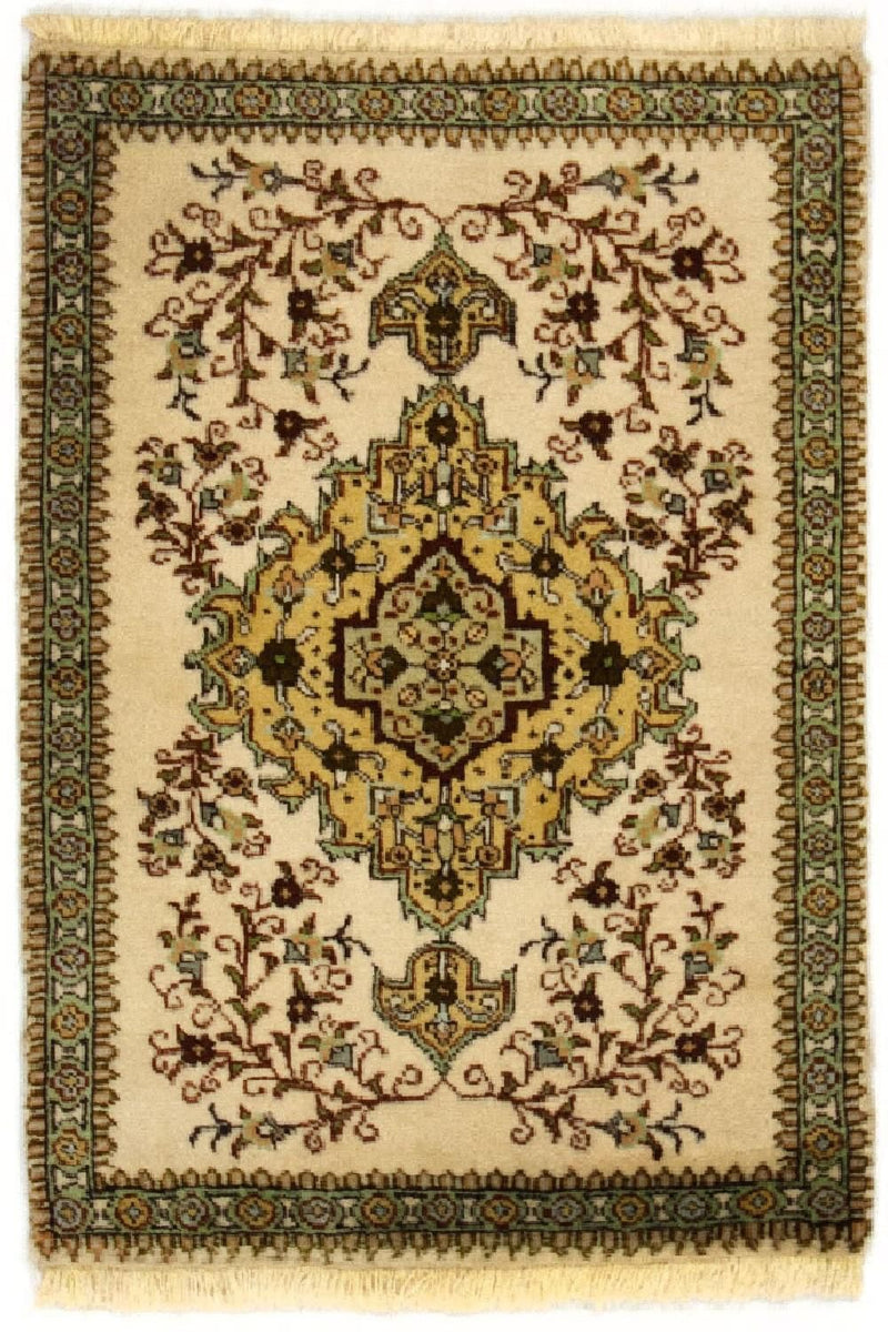 Persisk matta - Tabriz - 87 x 62 cm - beige