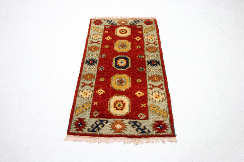 Oriental Carpet - 125 x 64 cm - röd