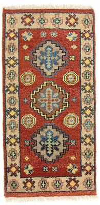 Oriental Carpet - 124 x 63 cm - röd