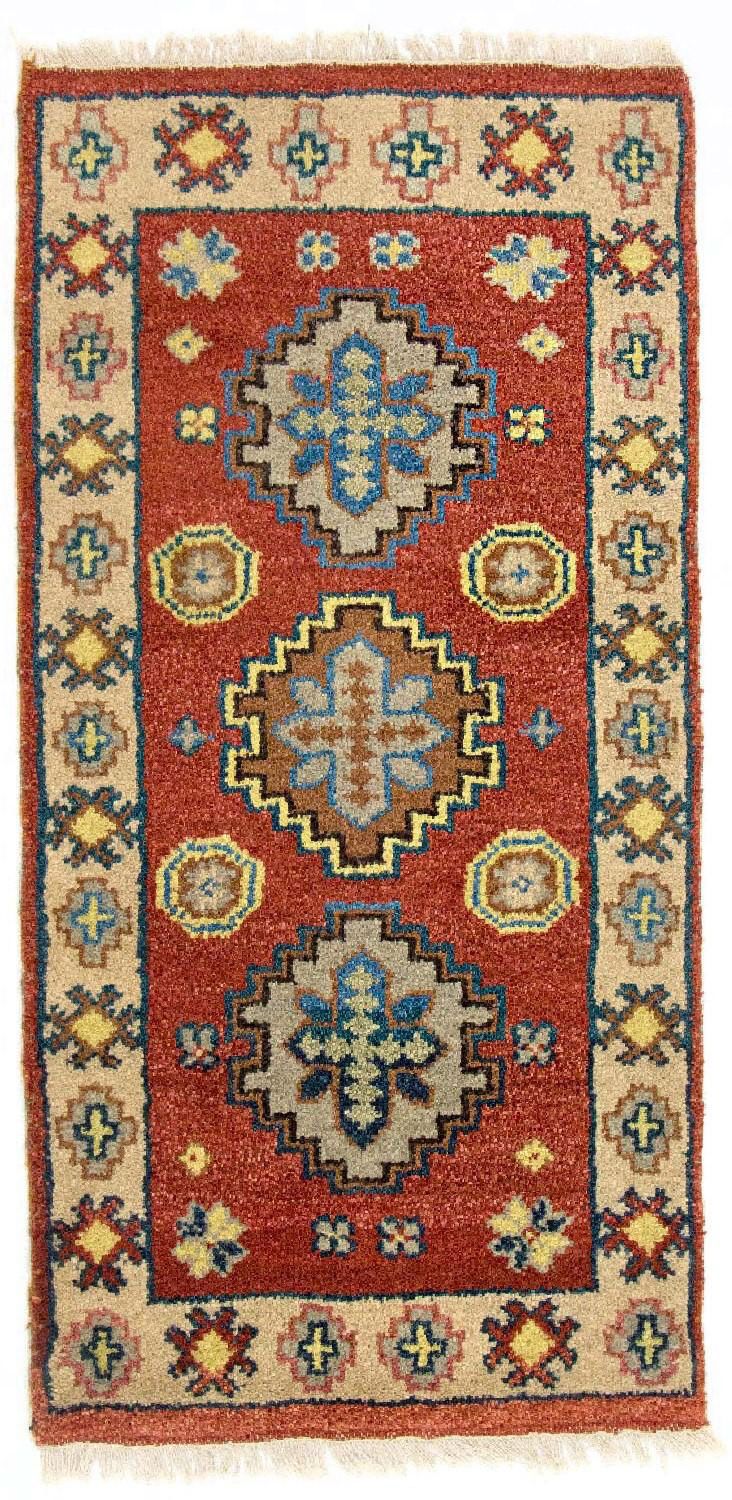Oriental Carpet - 124 x 63 cm - röd