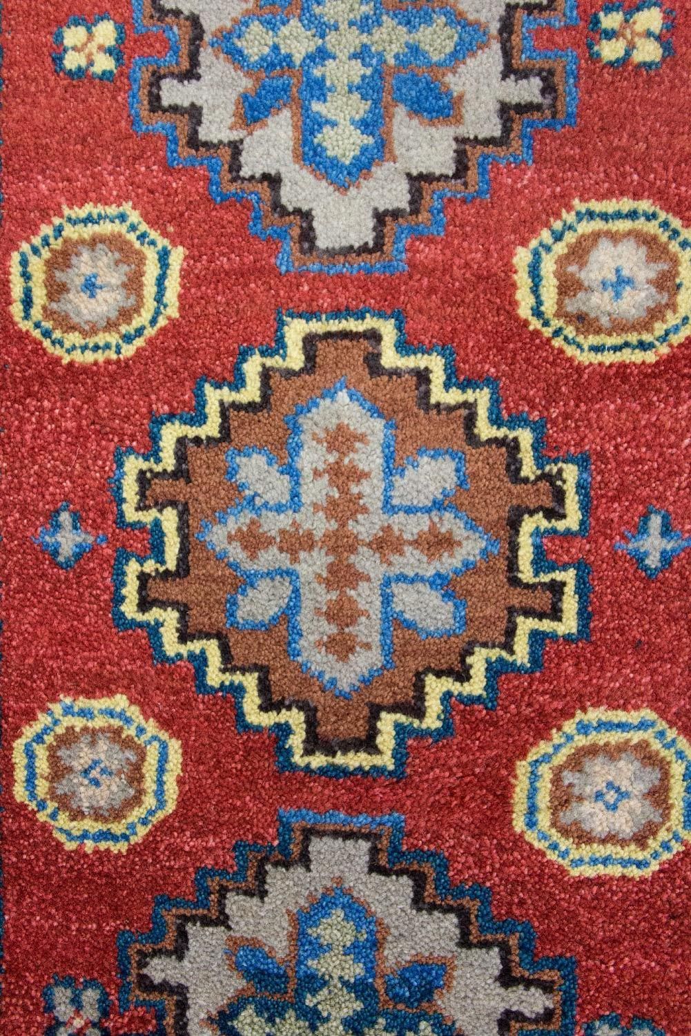 Oriental Carpet - 124 x 63 cm - röd