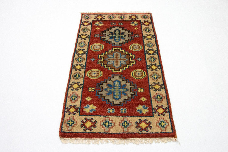 Oriental Carpet - 124 x 63 cm - röd