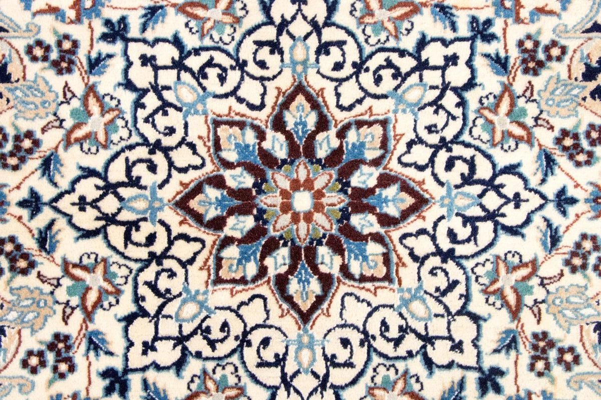 Persisk matta - Nain - Royal runt  - 210 x 210 cm - mörkblå