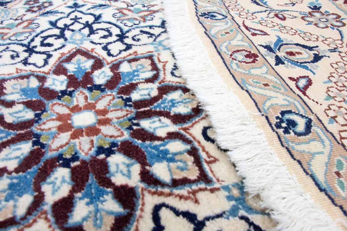 Persisk matta - Nain - Royal runt  - 210 x 210 cm - mörkblå