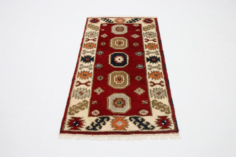 Oriental Carpet - 117 x 64 cm - röd