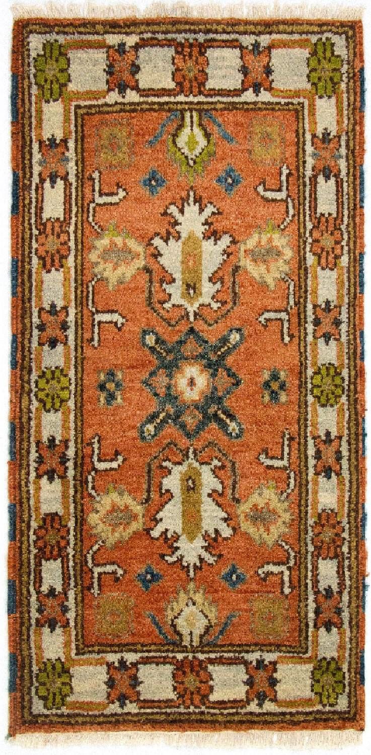 Oriental Carpet - 123 x 65 cm - orange