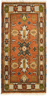 Oriental Carpet - 123 x 65 cm - orange