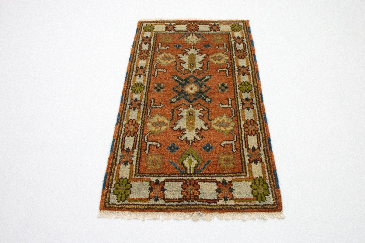 Oriental Carpet - 123 x 65 cm - orange