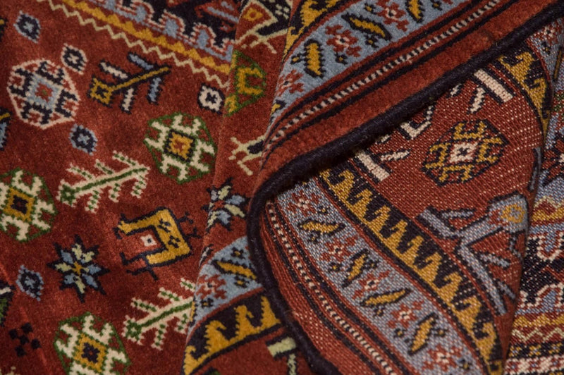 Afghansk matta - 148 x 118 cm - brun