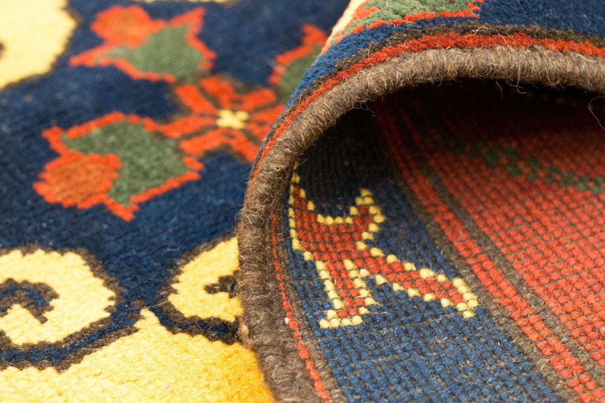 Afghansk matta - Hatshlu - 201 x 155 cm - gul