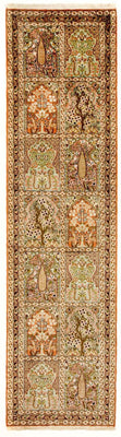 Runner Sidenmatta - Kashmir Silk - 313 x 82 cm - flerfärgad