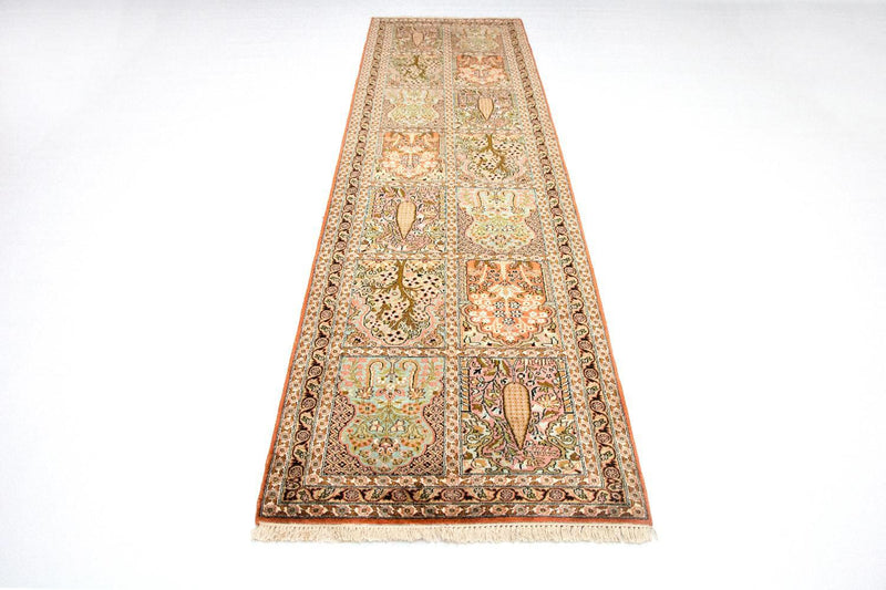 Runner Sidenmatta - Kashmir Silk - 313 x 82 cm - flerfärgad