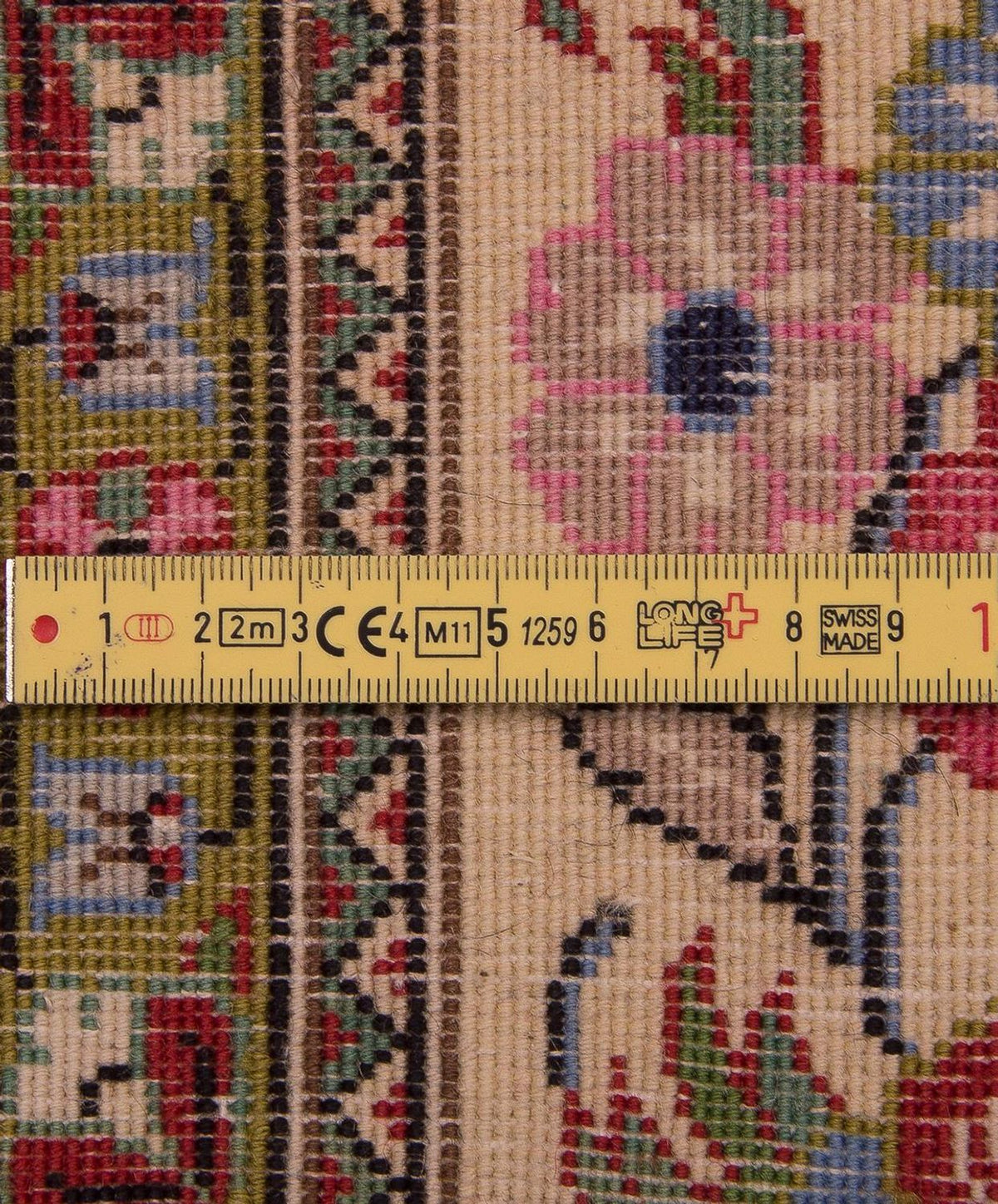 Persisk matta - Ghom - 110 x 77 cm - flerfärgad