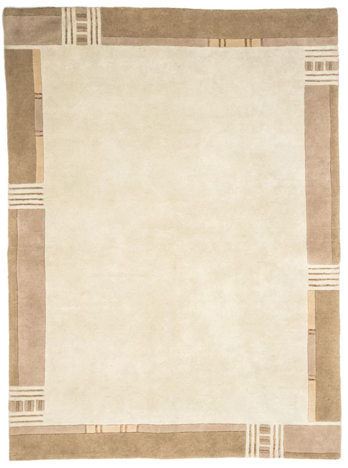 Nepal mattan - 241 x 175 cm - beige
