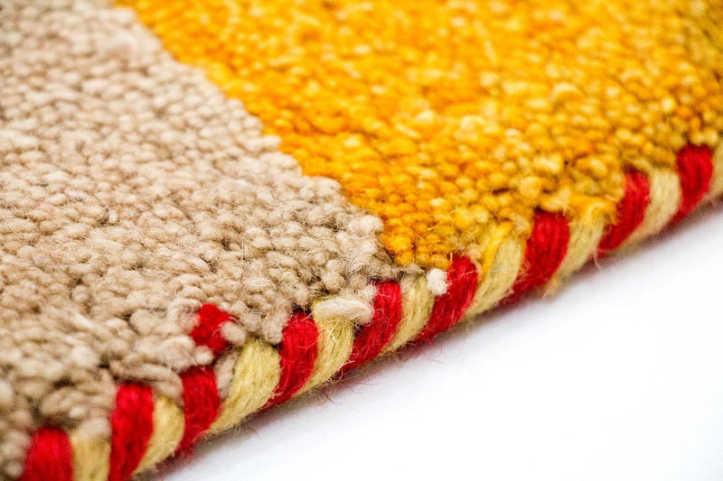 Gabbeh-matta - Indus - 200 x 142 cm - färgad