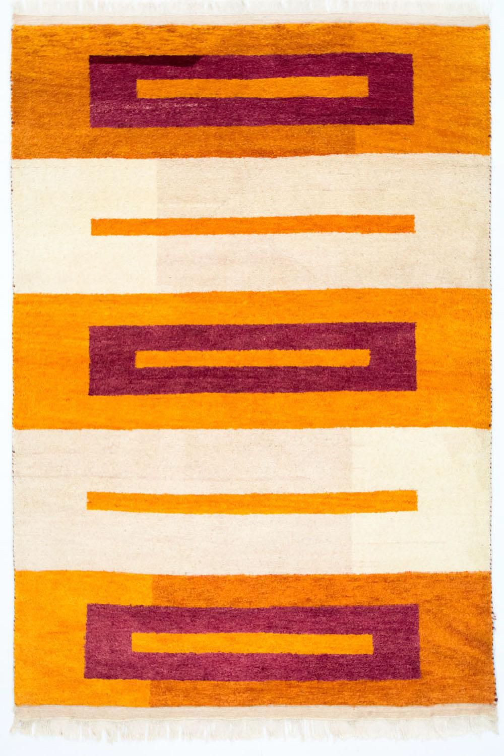 Gabbeh-matta - Indus - 197 x 140 cm - flerfärgad