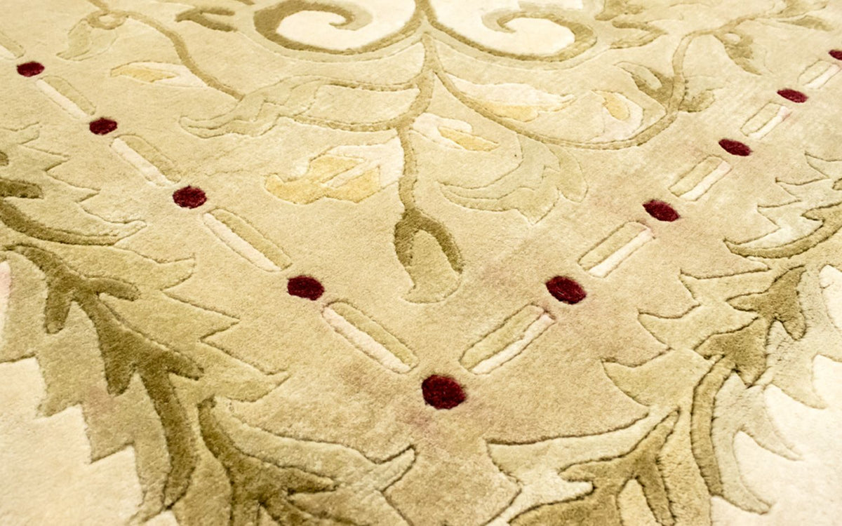 Nepal mattan - 270 x 179 cm - gul