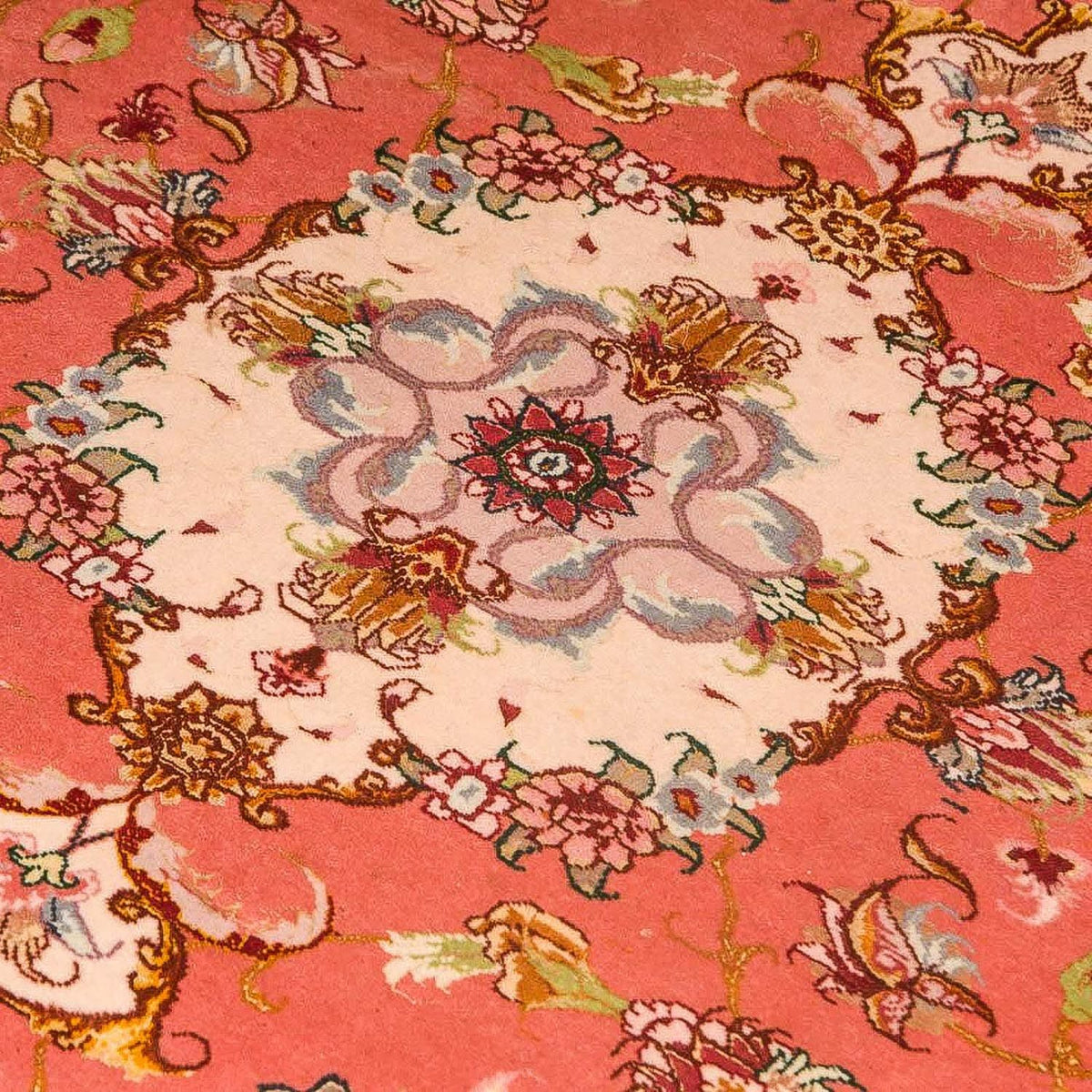 Persisk matta - Tabriz - Royal - 147 x 104 cm - terrakotta