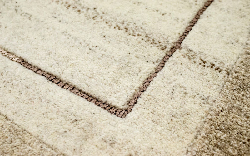 Nepal mattan - 187 x 125 cm - beige