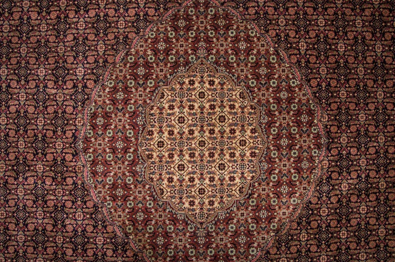 Persisk matta - Tabriz - Royal - 353 x 252 cm - mörkblå