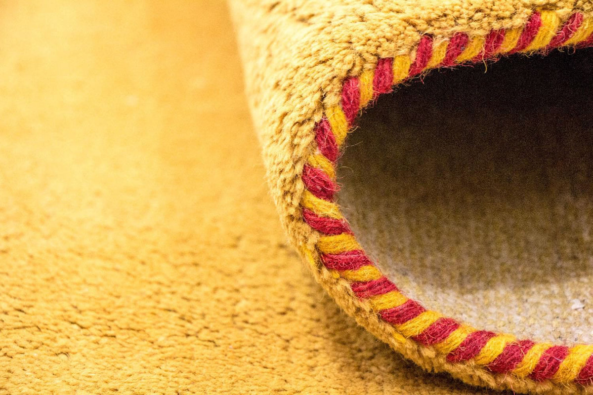 Gabbeh-matta - Indus - 202 x 141 cm - guld