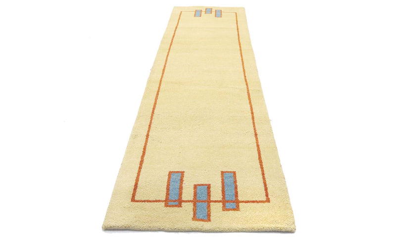 Runner Gabbeh-matta - Indus - 298 x 80 cm - beige