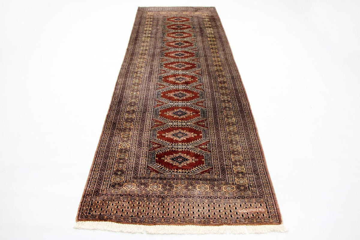 Runner Afghansk matta - Bukhara - 300 x 97 cm - röd