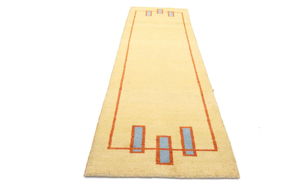 Runner Gabbeh-matta - Indus - 294 x 80 cm - beige