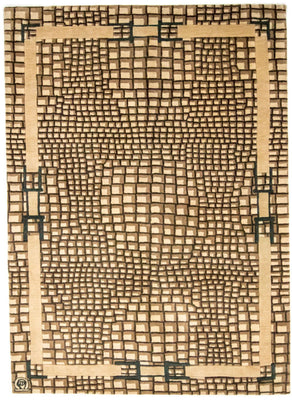 Ullmatta - 243 x 170 cm - flerfärgad