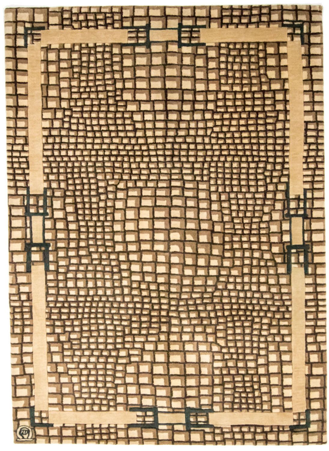 Ullmatta - 243 x 170 cm - flerfärgad