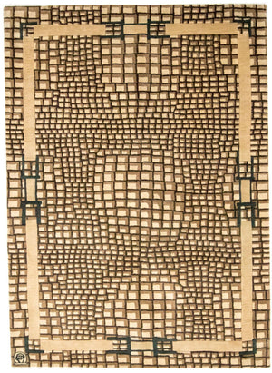 Ullmatta - 243 x 170 cm - flerfärgad