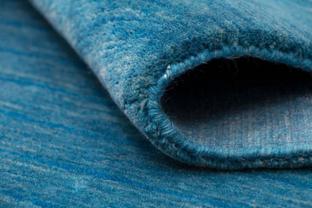 Runner Ullmatta - 180 x 107 cm - blå
