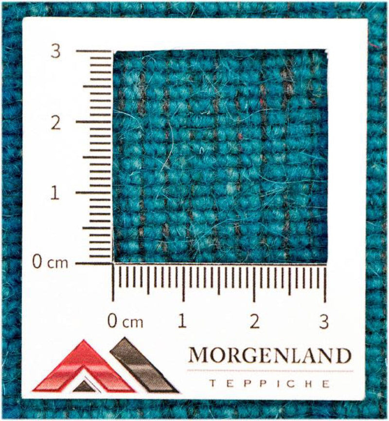 Runner Ullmatta - 180 x 107 cm - blå